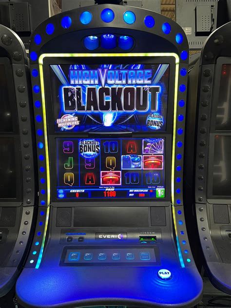 High Voltage Blackout Slot Machine by Everi .